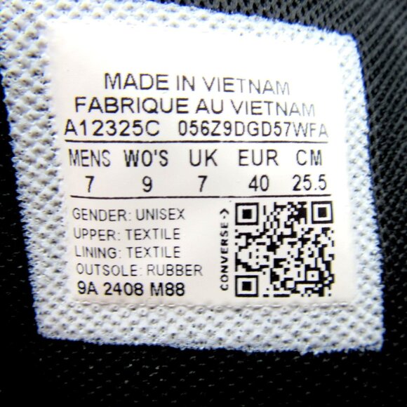 Converse Chuck Taylor All Star XX HI Womens Size 9 Black Sneakers NEW - Picture 14 of 16